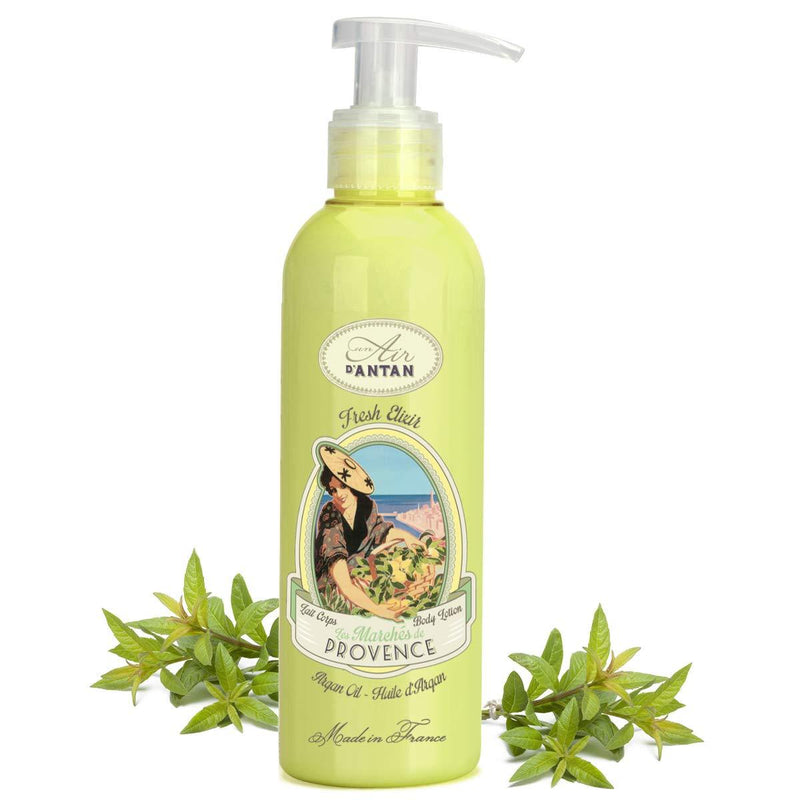 Premium PROVENCE French Vintage Body Lotion with Shea Butter and Argan Oil – Organic Verbena, Bergamot, Lemon. Un Air d'Antan Exclusive Perfume – Moisturizing, Paraben-Free Formula – 6.8oz. - BeesActive Australia