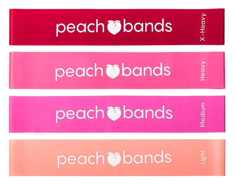 Peach Bands Resistance Bands Set - Exercise Workout Bands for Legs and Butt - BeesActive Australia