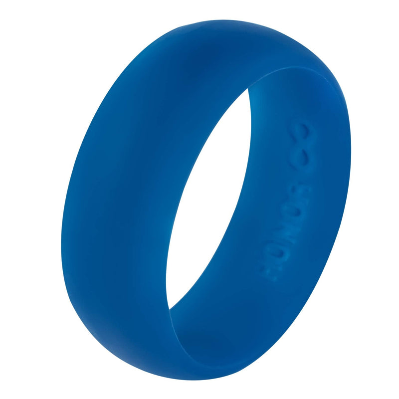 Honor Eternity Ring Men's Silicone Ring Wedding Band Midnight Blue 6 - BeesActive Australia