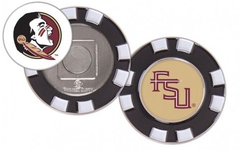 Florida State Seminoles Poker Chip Marker (with removable ball marker) - BeesActive Australia