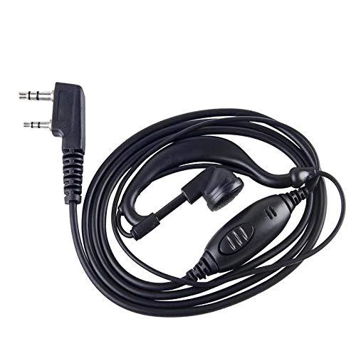 SAMCOM 2-Pin Black Earpiece Earphone Headset for Two Way Radio FPCN10A FPCN30A FPEN10A Walkie Talkie … - BeesActive Australia
