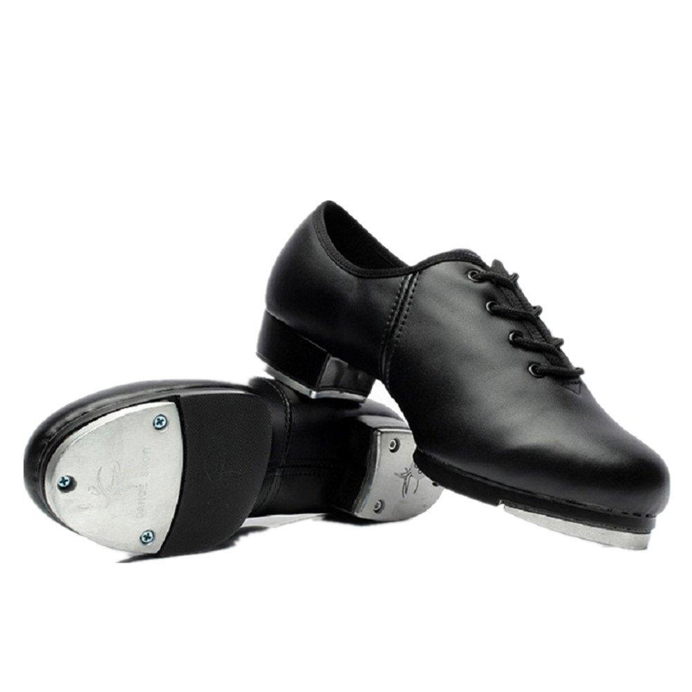 [AUSTRALIA] - BeiBestCoat Dance Womens Tap Shoes Dancing Shoes for Women,Ladies,Girls, Black 7 
