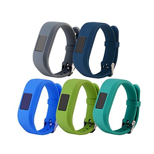 5-Pack Replacement for Garmin Vivofit jr.2/jr(Kid's Band)Colorful Adjustable Wristbands Strap For Garmin Vivofit jr 2 / Vivofit jr 5 Colors A - BeesActive Australia