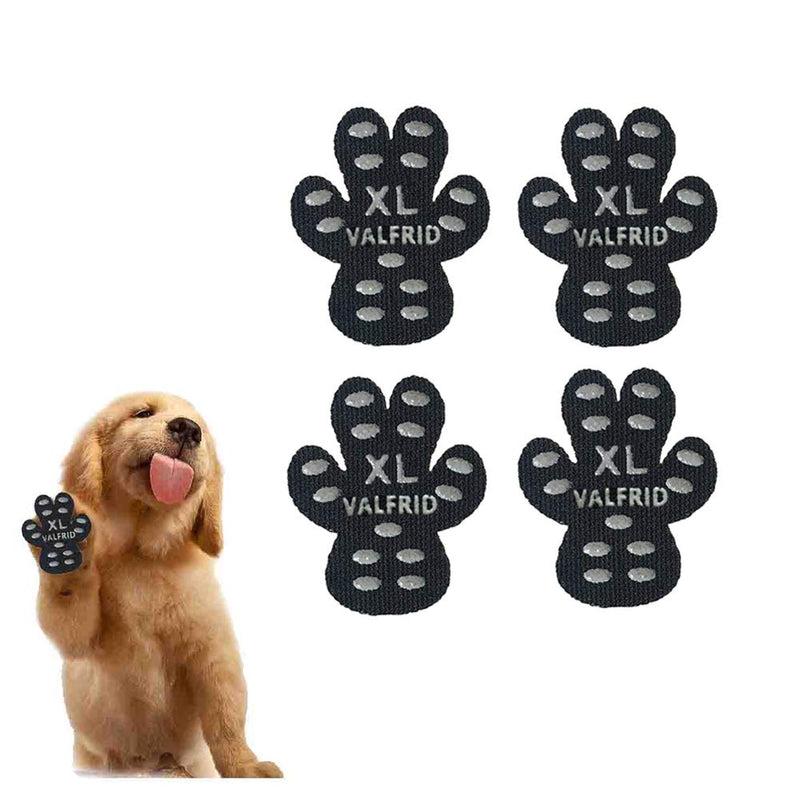 VALFRID Dog Paw Protector Anti-Slip Grips to Keeps Dogs from Slipping On Hardwood Floors,Disposable Self Adhesive Resistant Dog Shoes Booties Socks Replacemen 6Sets 24PCS XL ( L 2.24 x W 1.97 in,41-60 lbs) - BeesActive Australia