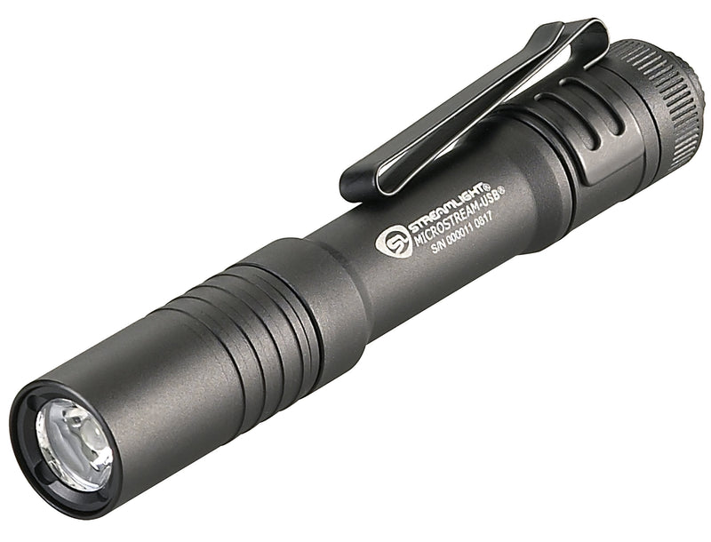 Streamlight 66604 250 Lumen MicroStream USB Rechargable Pocket Flashlight,Black - BeesActive Australia