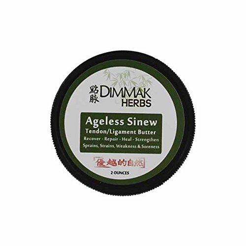 Dimmak Herbs - Ageless Sinew Butter Tendon and Ligament Balm For Pain Relief, With Pure Grapeseed Oil for a Long Lasting Luxurious Feel, with Shea, Mango and Cocoa Butter, 2 Ounces - BeesActive Australia