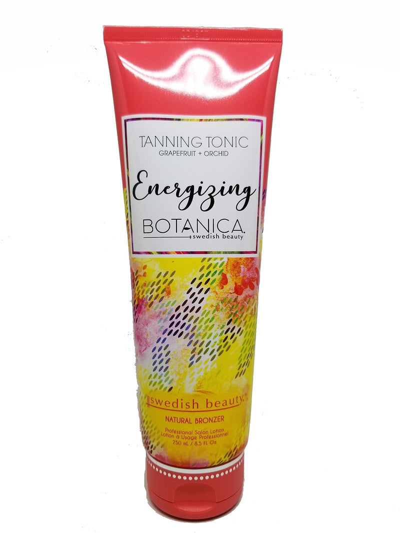 Swedish Beauty ENERGIZING Botanica Natural Bronzer (8.5 ounces) Tanning Bed Lotion, Grapefruit and Orchid Blend - BeesActive Australia