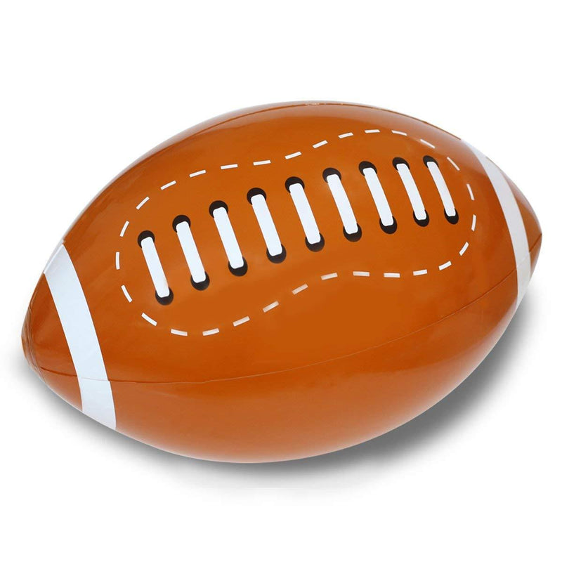 [AUSTRALIA] - Novelty Place Giant Inflatable Football Set for Kids & Adults, 16 Inches (Pack of 12) 