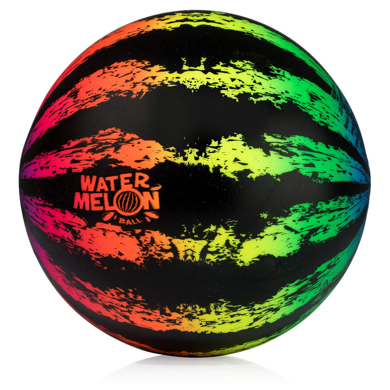 [AUSTRALIA] - Watermelon Ball JR - Pool Toy for Underwater Games - Durable Ball for Pool Football, Basketball & Rugby - Perfect for Water Parties - Fun for Adults & Kids Alike - 6.5" Fillable Pool Ball - Ages 6+ 
