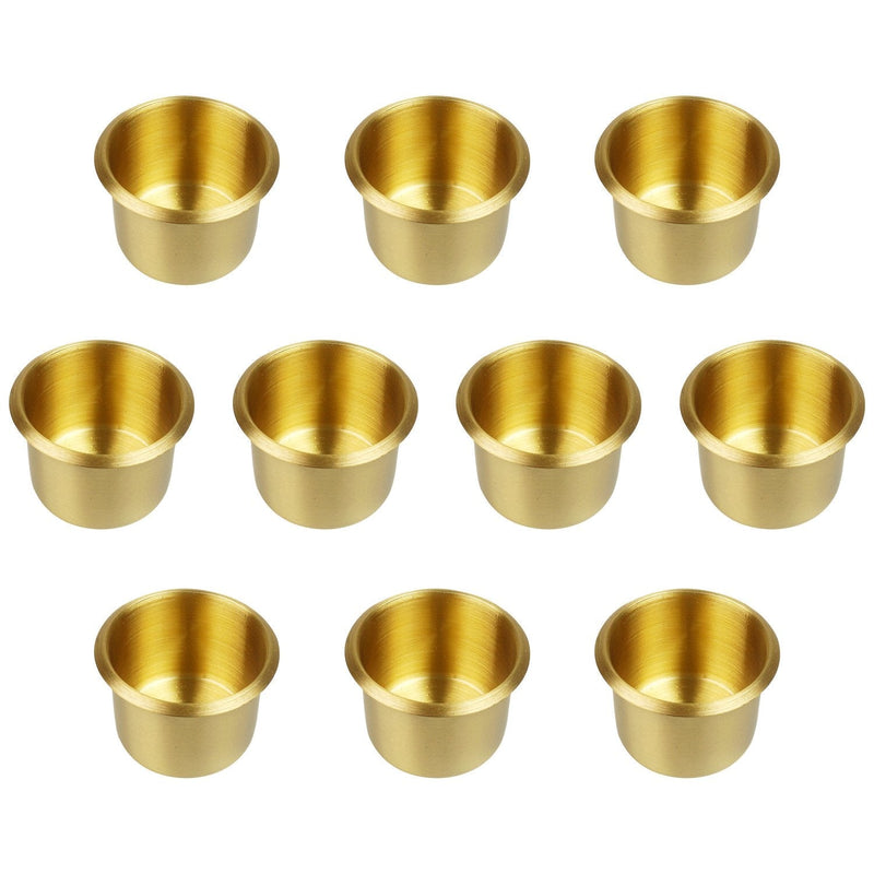 Yuanhe Lot of 10 Solid Brass Drop in Cup Holder, Small - BeesActive Australia