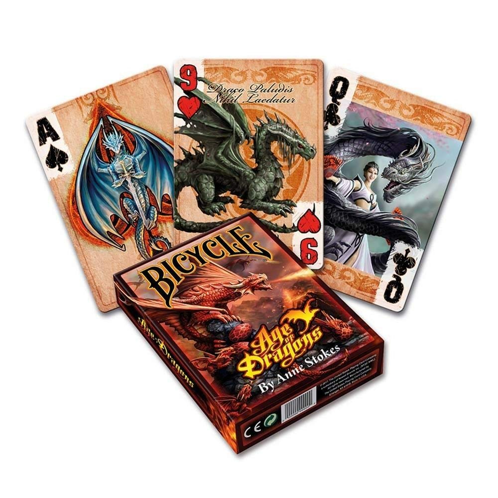 Bicycle Anne Stokes Age of Dragons Playing Cards - BeesActive Australia