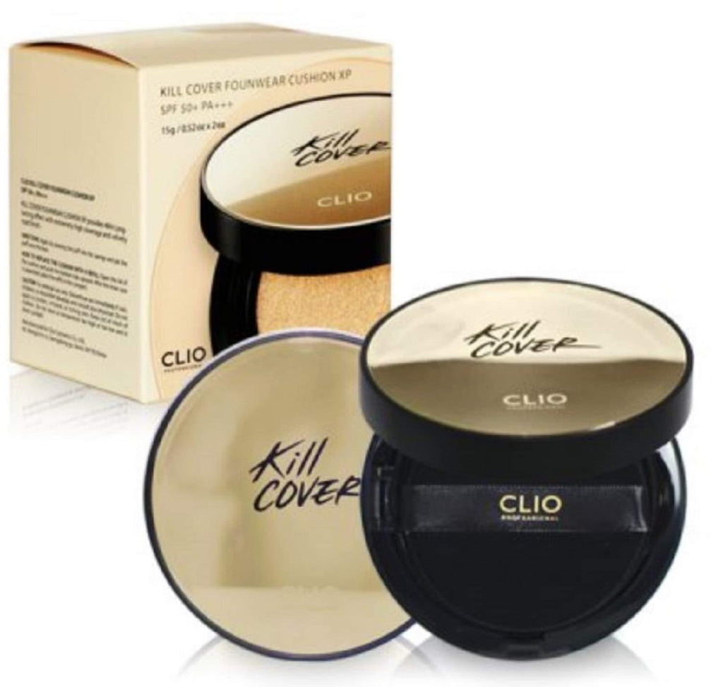[CLIO] KillCover Founwear Cushion XP SET #003 (Linen) (Cushion + Refill) 15gx2/Korea cosmetic/TT Beauty - BeesActive Australia