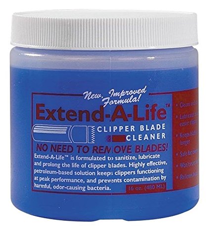 Blade Cleaner Rinse for Pet Grooming Clippers - Extends Life & Protects Blades ! 16 oz with Dispenser Jar - BeesActive Australia