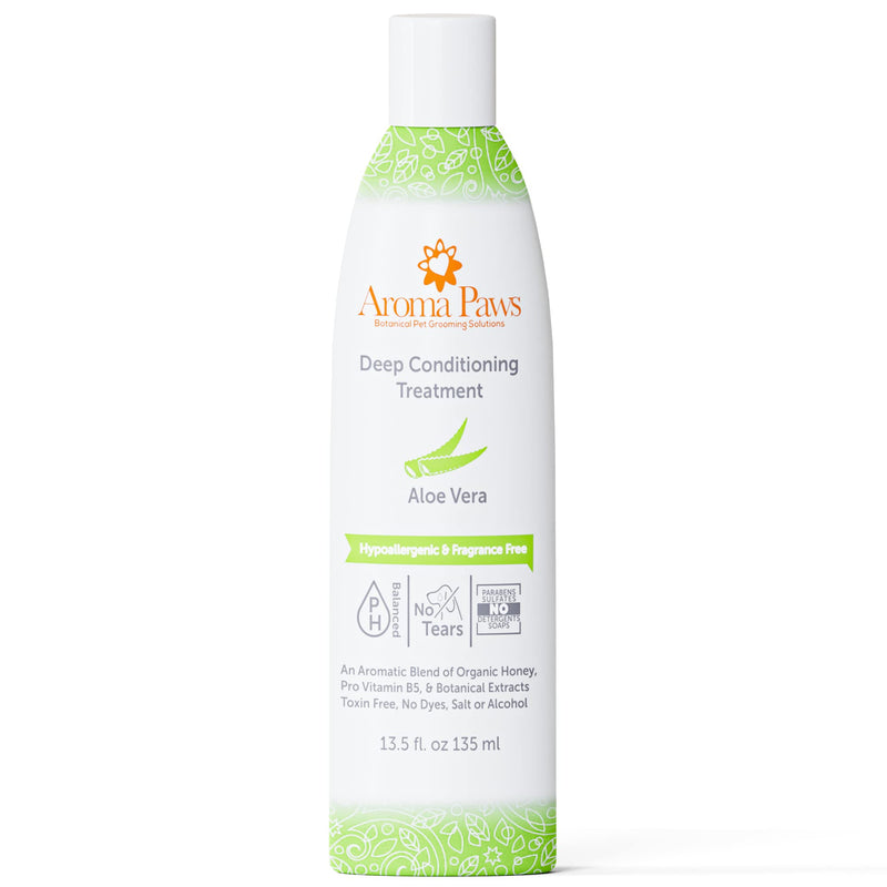 Aroma Paws Deep Conditioning Treatment for Dogs - Detangling Conditioner for Long Coat and Undercoat - Hydrating Conditioner with Aloe Vera Extract, Avocado, and Coconut Oils - Fragrance-Free - BeesActive Australia