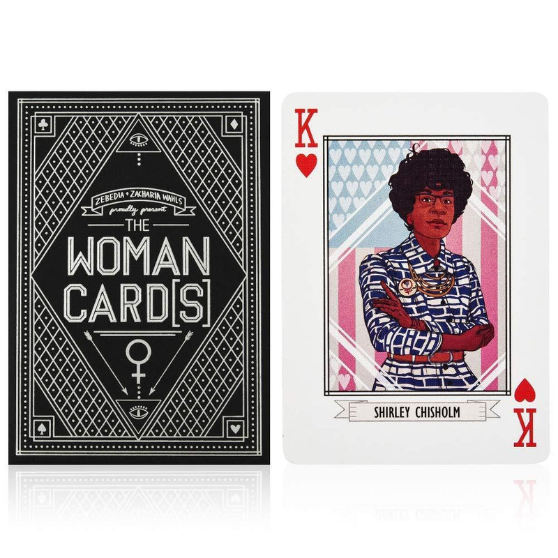 [AUSTRALIA] - The Woman Cards - Premium Illustrated Feminist Playing Cards - Features Powerful Women - 1 Deck - Made in The USA Classic 