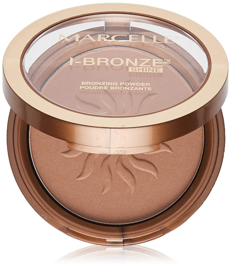 Marcelle I-Bronze Bronzing Powder, Natural Bronze, Hypoallergenic and Fragrance-Free, 0.3 oz Natural Bronze / Shine - BeesActive Australia