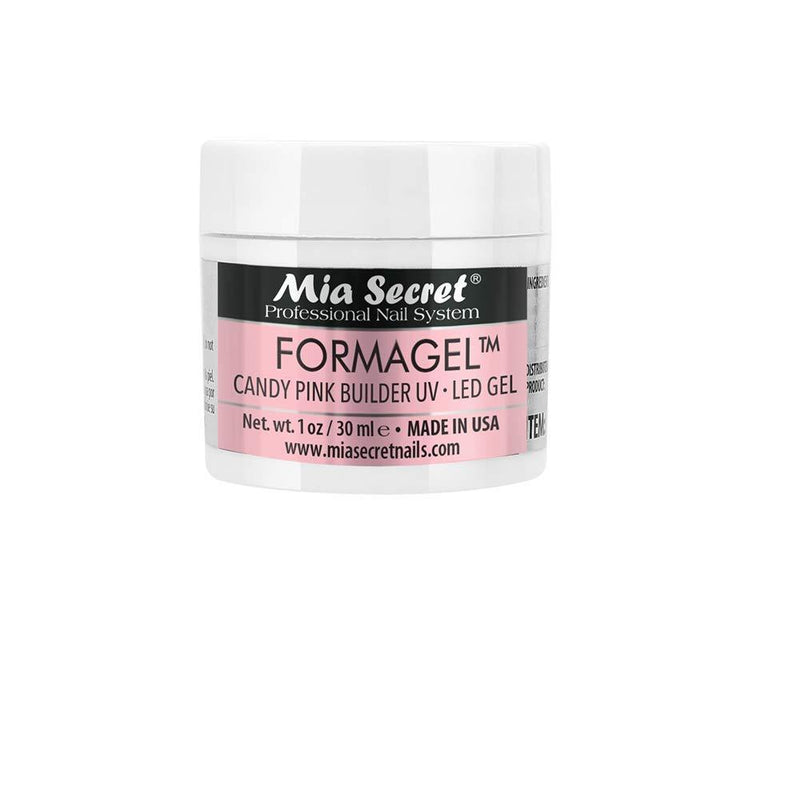 Mia Secret Nudes 1oz Formagel Gel Nail Builder - UV Led Gel - Cover Blush - Cover Tan - Candy Pink Pick Yours (Candy Pink) - BeesActive Australia