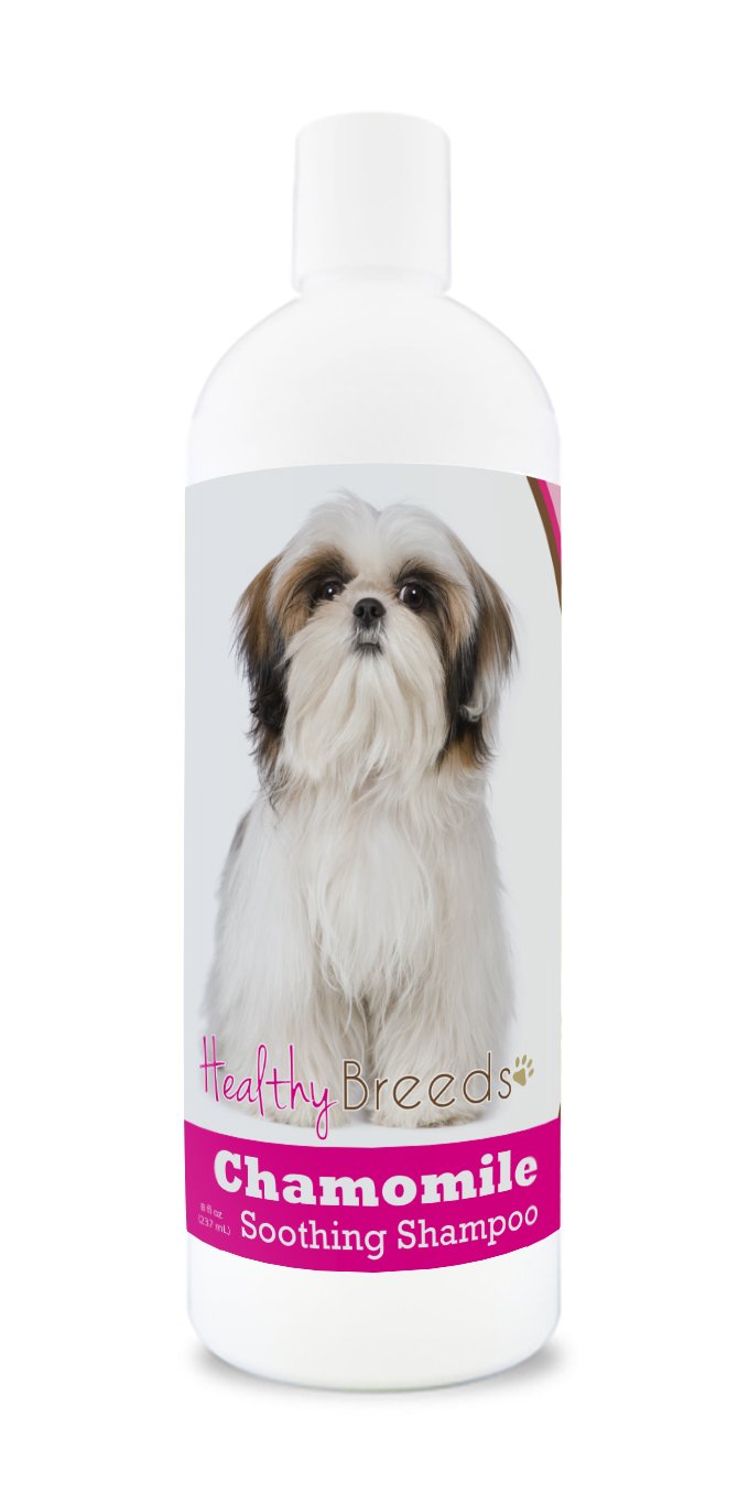 Healthy Breeds Chamomile Oatmeal & Aloe Soothing Shampoo & Conditioner - Over 200 Breeds - Safe with Flea & Tick Topicals - Orange & Cucumber Melon Scent - 8 oz Shih Tzu - BeesActive Australia