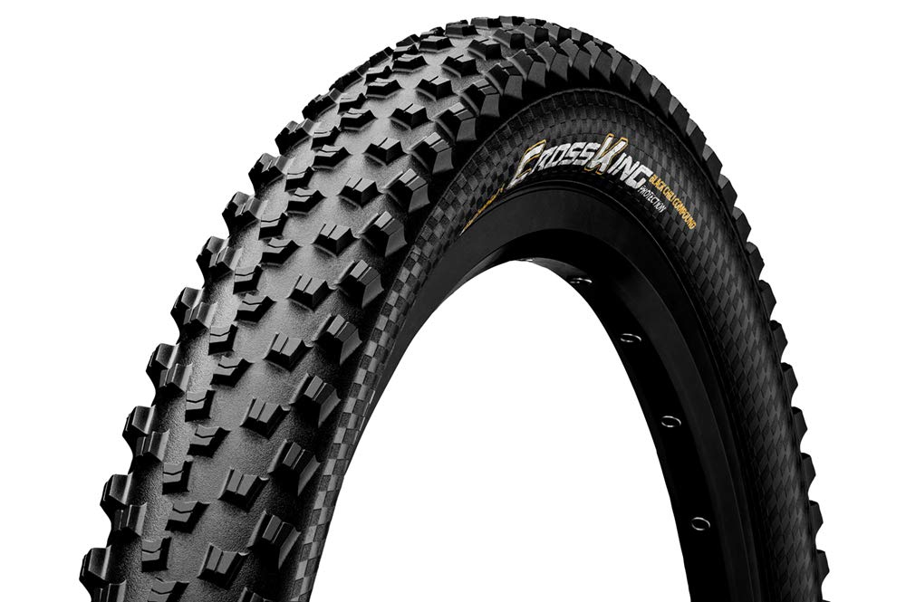 Continental Mountain Bike ProTection Tire - Black Chili, Tubeless, Folding Handmade MTB Performance Tire (26", 27.5", 29") 26 x 2.2 Cross King - BeesActive Australia