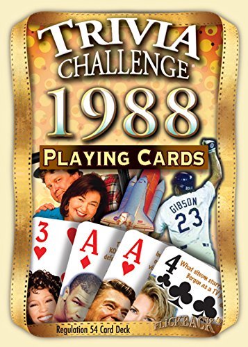 Flickback Media 1988 Trivia Playing Cards: Happy Birthday - BeesActive Australia