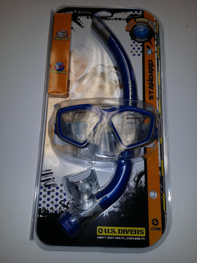 [AUSTRALIA] - Aqua Lung US Divers Icon/Airent Mask and Snorkel Set 251060 Black 