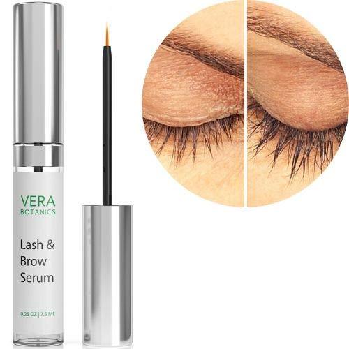 Vera Botanics Lash & Brow Booster Serum Gives You Longer Fuller Thicker Looking Eyelashes & Eyebrows. Bestselling Conditioner Stimulates The Appearance Of Growth & Regrowth. Natural Eye Lash Enhancer - BeesActive Australia