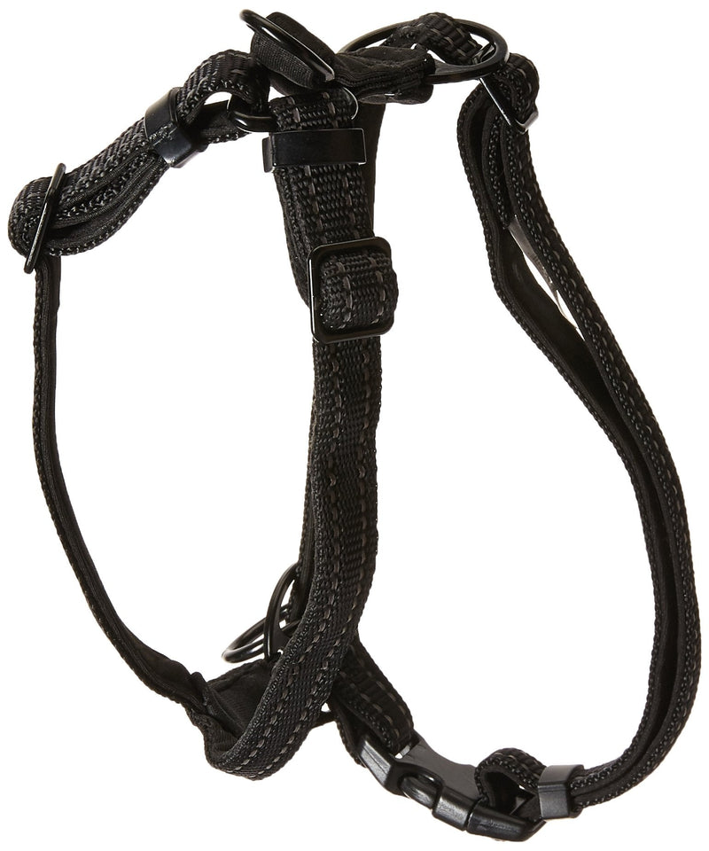Dog Harness - Non-Pull No-Choke Humane Adjustable Reflective Dog Training Harness, Non Pulling Pet Harness, Easy Step-in Adjustable Harness for Control Small Black - BeesActive Australia
