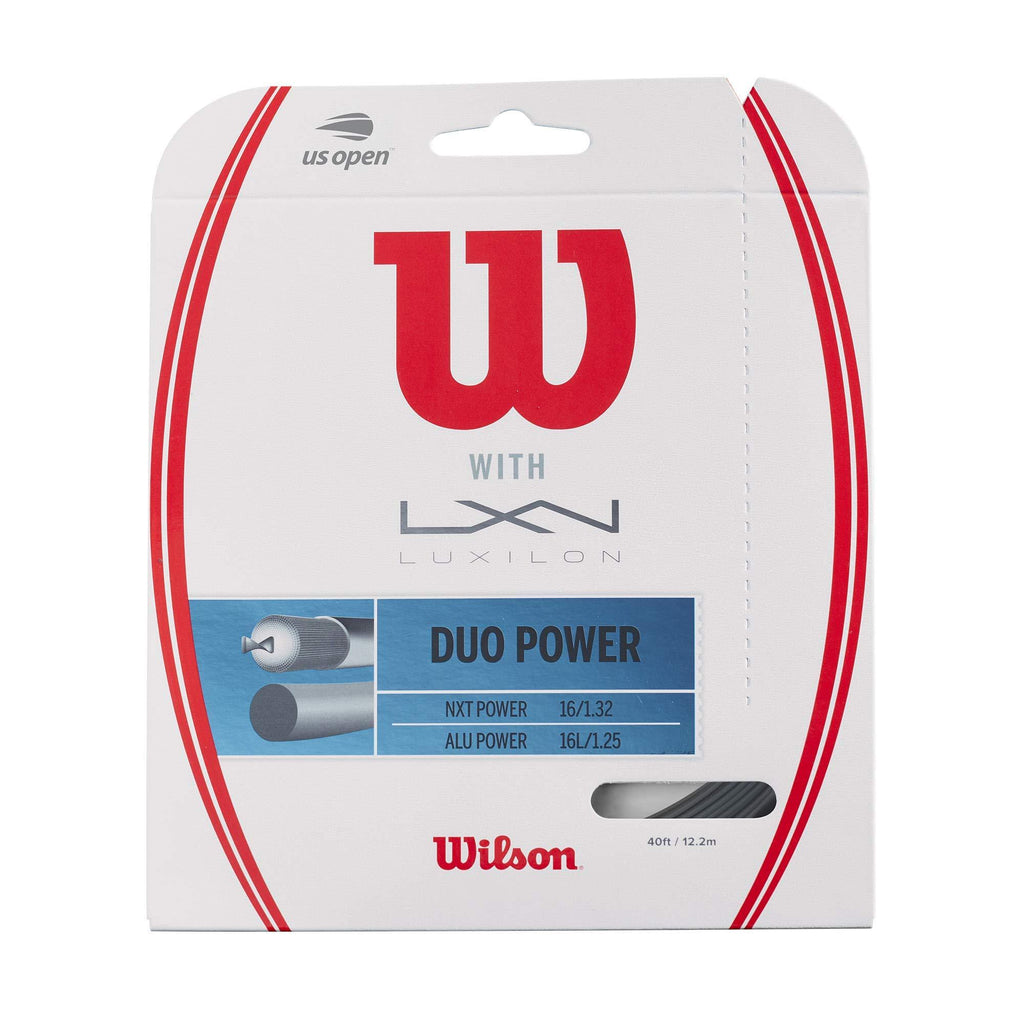 [AUSTRALIA] - Wilson Duo Power Alu P 125 & NXT P 16 Tennis String, Natural, 16 Gauge 