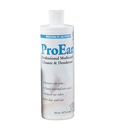 Top Performance Professional ProEar Medicated Pet Dog Cat Ear Cleaner Cleans & Reduces Odors(16 Ounce Bottle) - BeesActive Australia