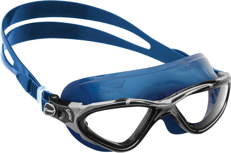 Cressi Adult Swim Goggles with Long Lasting Anti-Fog Technology - Planet: made in Italy Blue Clear Lens - BeesActive Australia