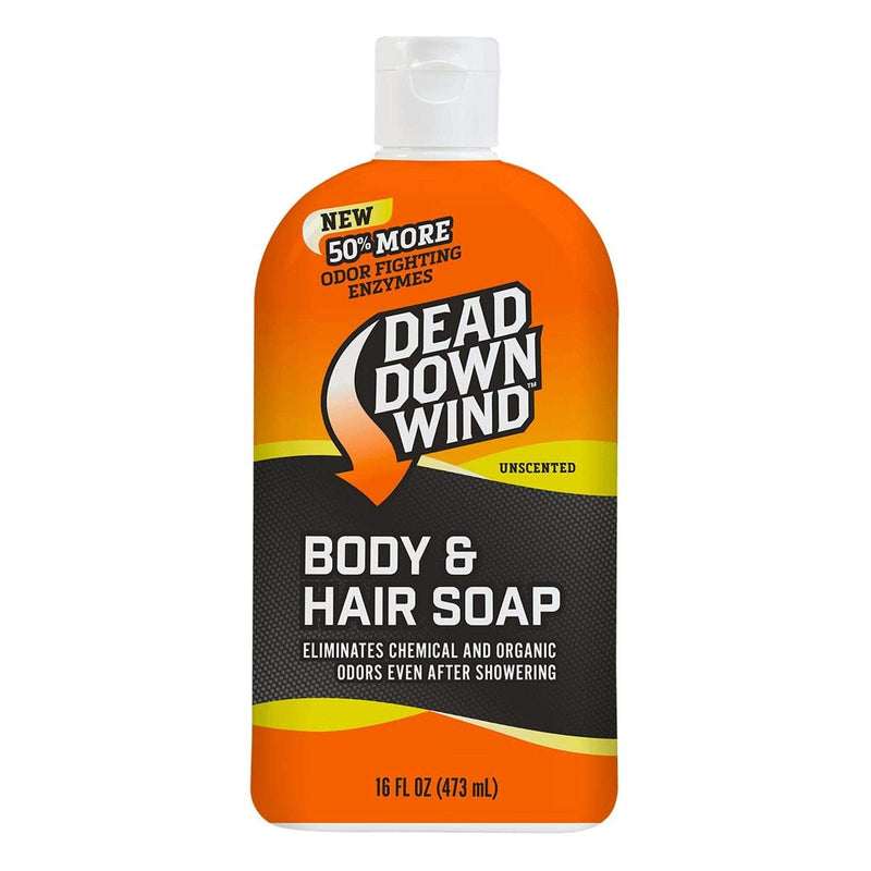 Dead Down Wind Body & Hair Soap | 16 oz Bottle | Unscented | Soap for Odors, Hunting Accessories | Gentle Body Wash & Shampoo for Hunting | Safe for Sensitive Skin - BeesActive Australia