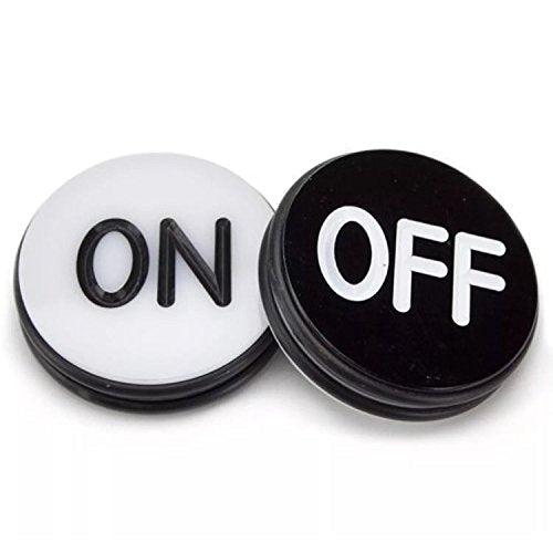 GSE Games & Sports Expert Double-Sided Acrylic Casino Craps ON/Off Puck, 3 Inch Diameter - BeesActive Australia