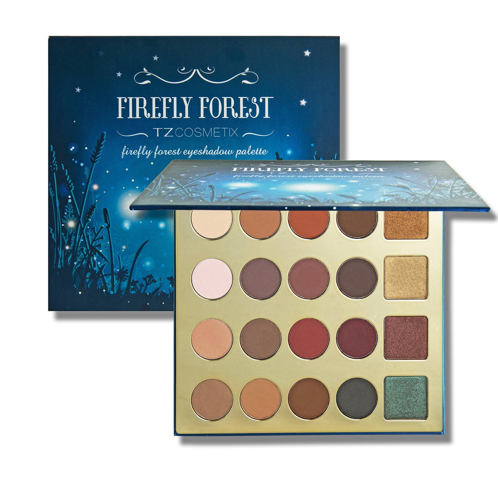 TZ COSMETIX - Firefly Forest Pro 20 Shade Clay Eyeshadow Palette - including Matte / Shimmer & Duochrome Colors eye shadow - Multicolour Makeup set yhc-20 - BeesActive Australia