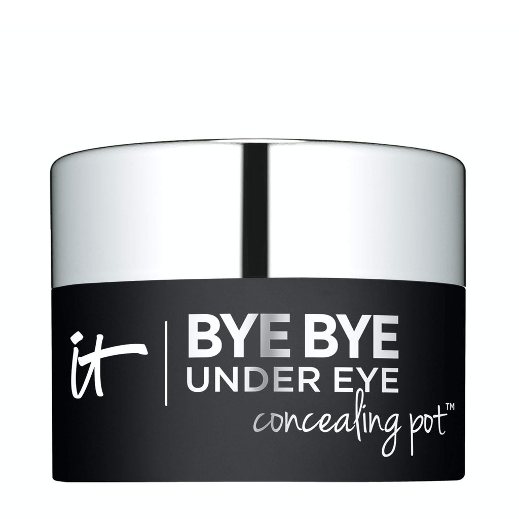 IT Cosmetics Bye Bye Under Eye Concealing Pot, Warm Deep (W) - Skin-Smoothing Eye Cream & Concealer - Covers Dark Circles Without Creasing or Cracking - With Hyaluronic Acid - 0.17 oz Warm Deep (W) - BeesActive Australia