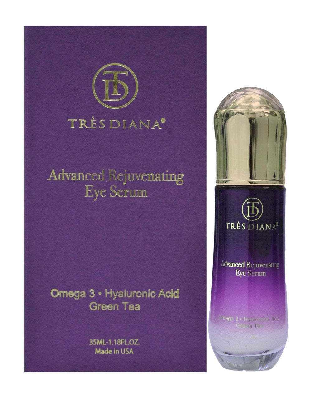 TRÈSDIANA Advanced Rejuvinating Eye Serum to treat Puffiness, Dark Circles, Sagging, Anti-Aging, Fine Lines and Wrinkles, Hydration for Men and Women - BeesActive Australia