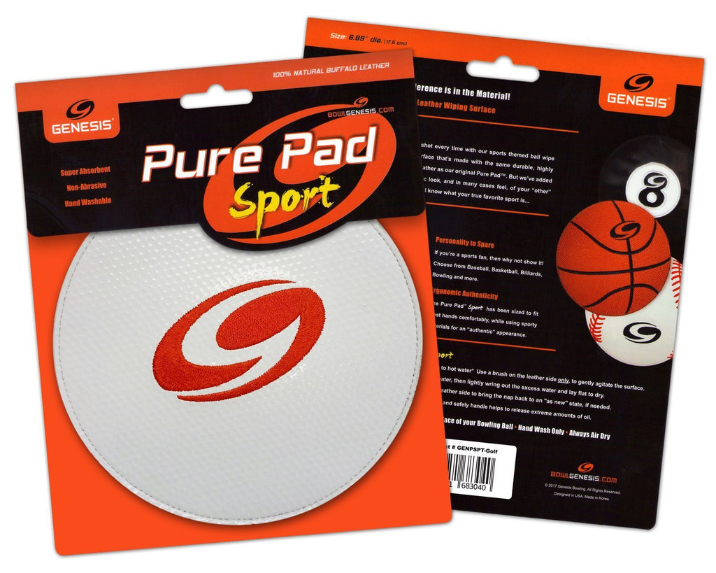 [AUSTRALIA] - Genesis Pure Pad Sport Leather Ball Wipe Golf Ball 