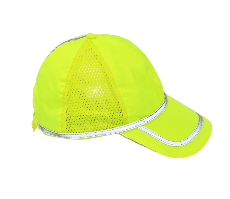 Home-X Reflective Yellow Safety Cap with Gray Piping - BeesActive Australia