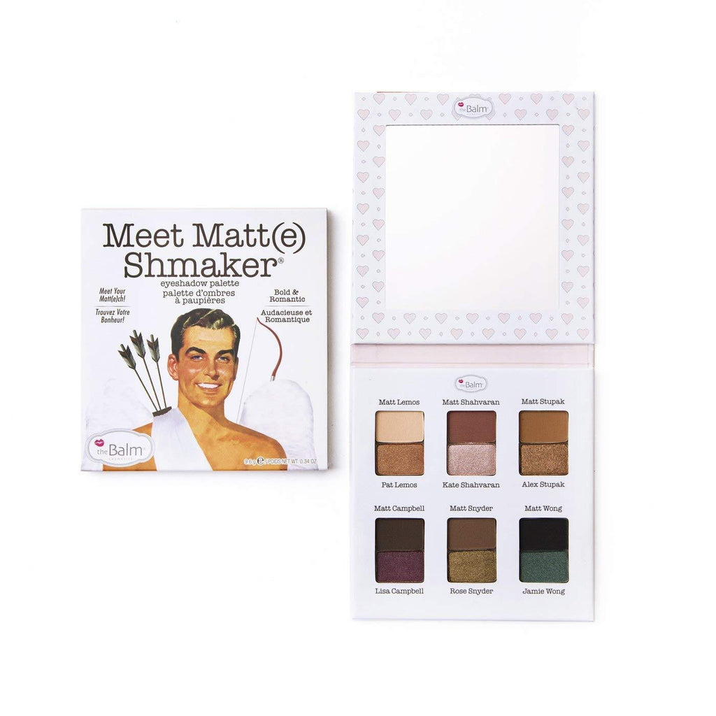 theBalm Meet Matt Shmaker Eyeshadow Palette, Long-Lasting, Highly Pigmented Shades, Easily Blendable, Supernatural Shine Multi-Color 0.34 oz - BeesActive Australia