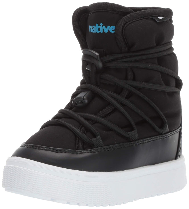 [AUSTRALIA] - Native Kids Shoes Unisex Chamonix (Little Kid) 8 Toddler Jiffy Black/Shell White 