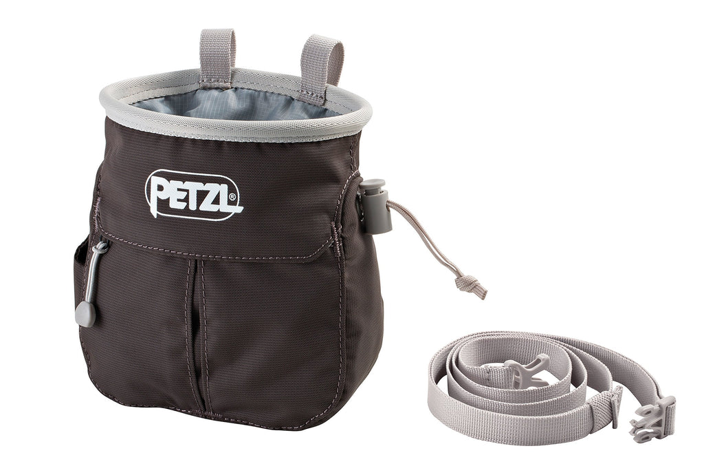 [AUSTRALIA] - PETZL Sakapoche Magnesium Bag, Unisex standard size Grey 