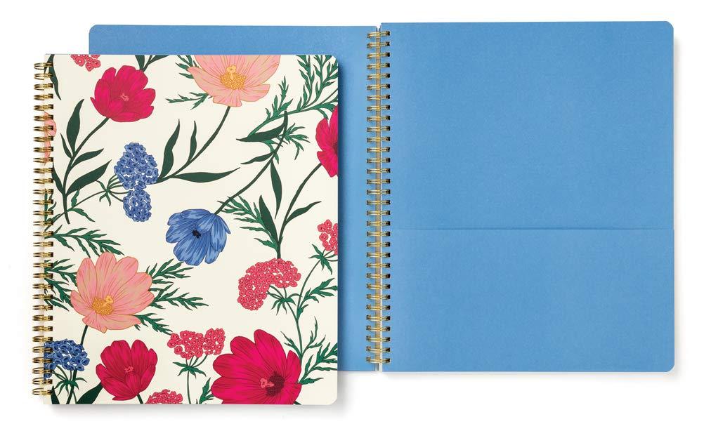 Kate Spade New York Large Spiral Notebook with 160 College Ruled Pages, Blossom - BeesActive Australia