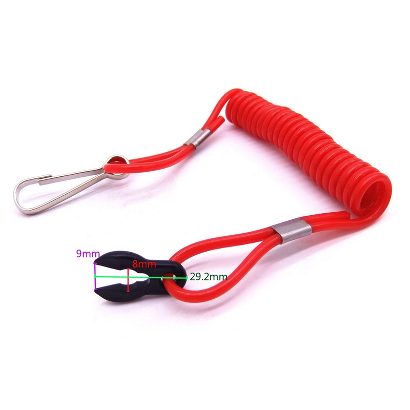 [AUSTRALIA] - SouthMarine Safety Lanyard Cord 37823-92E01 37823-92E01 37823-92E00 990C0-20000 for Suzuki Remote Control Box Stop Switch 