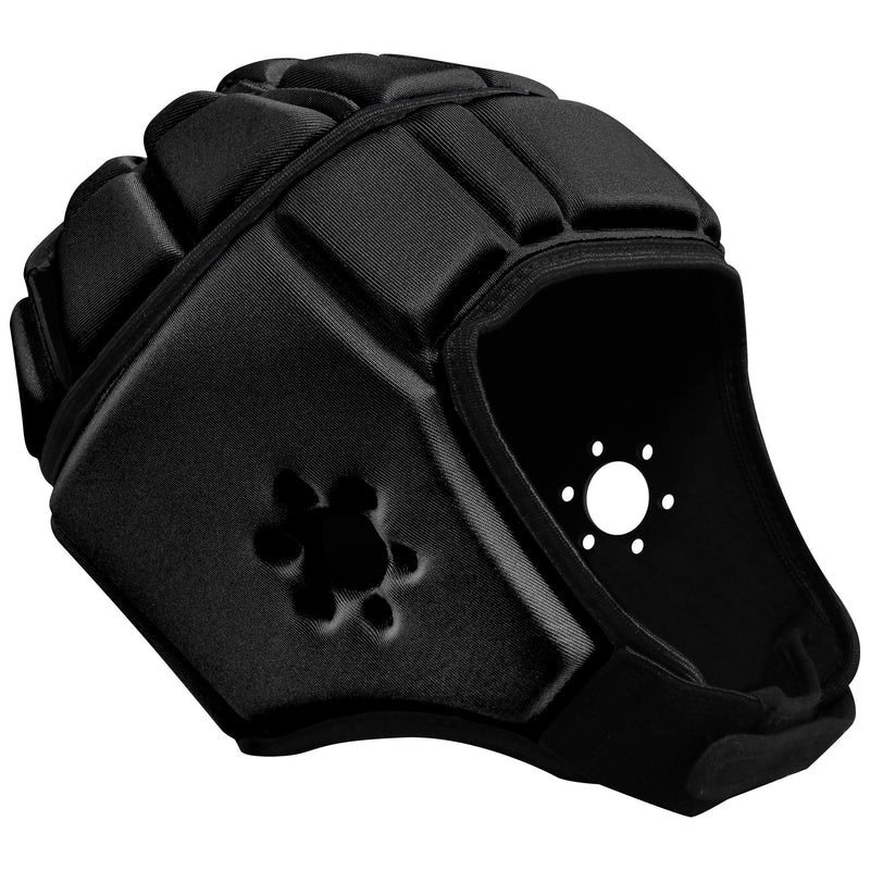 EliteTek Soft Padded Helmet Headgear Protection: 7on7 Tournaments, Flag Football, Team Sports, Training, Rugby, Lacrosse, Soccer, Practice & Epilepsy FITS Youth & Adult! (Black, Small) - BeesActive Australia