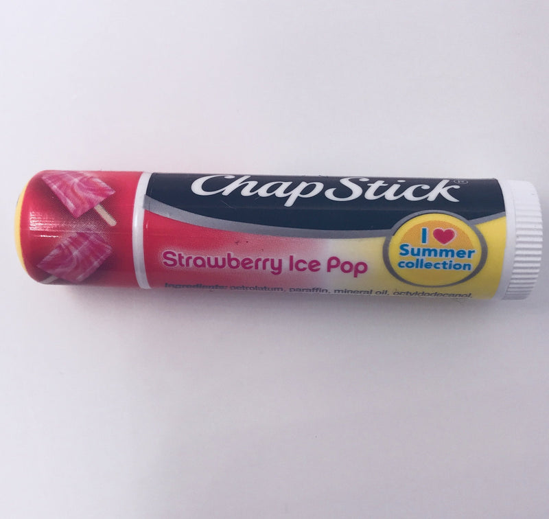 Chap Stick Lip Balm Strawberry Ice Pop , 1 Lip Balm Limited Edition - BeesActive Australia