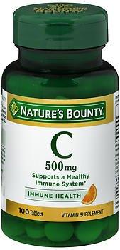 Nature's Bounty Pure Vitamin C 500 mg - 100 Tablets, Pack of 4 - BeesActive Australia