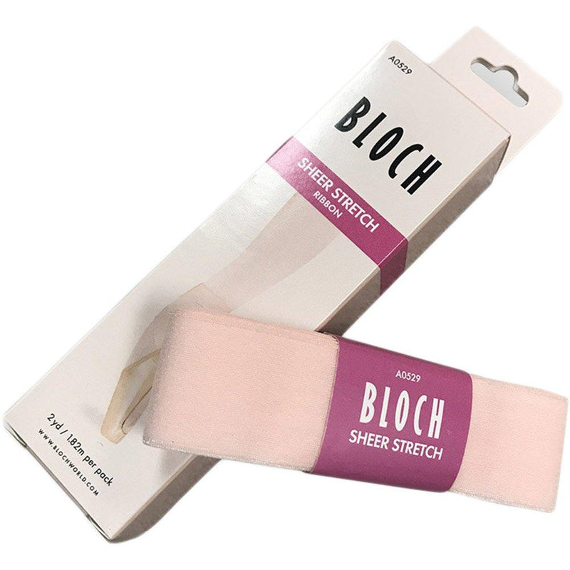 [AUSTRALIA] - Bloch Women's Sheer Stretch Ribbon Pink One Size 