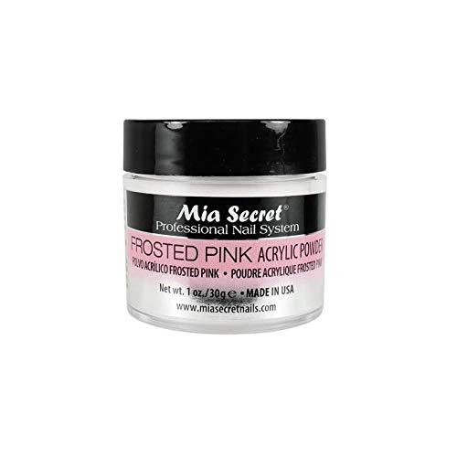 Mia Secret - Frosted Pink Acrylic Powder 2oz & 1oz - Pick Yours - New Item! (2oz) 2 Ounce - BeesActive Australia