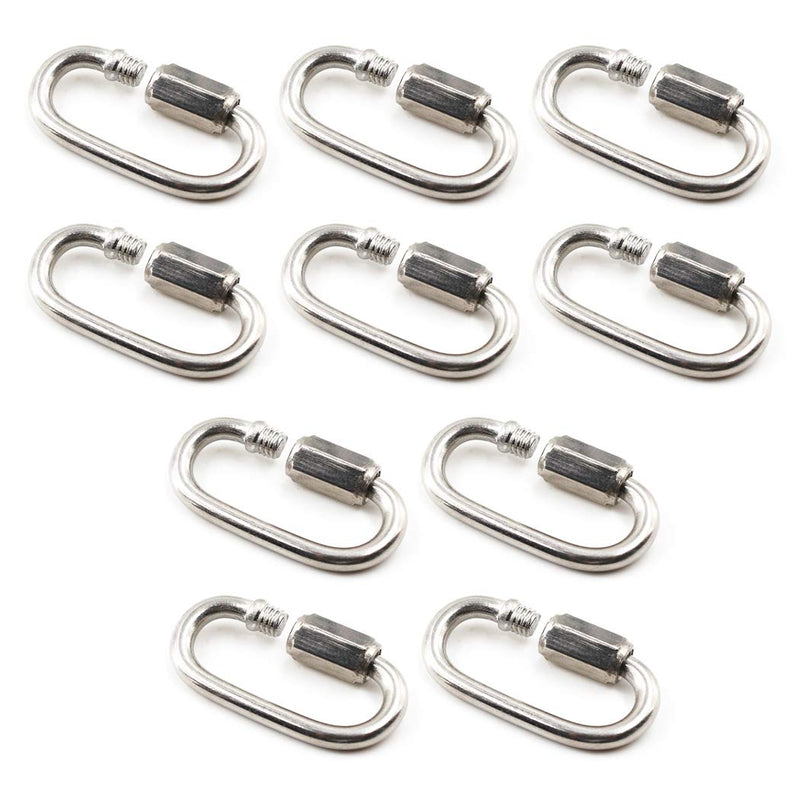 304 Stainless Steel Quick Links,Quick Chain Repair Links M6 1/4" - BeesActive Australia