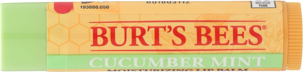 Burts Bees Cucumber Mint Moisturizing Lip Balm for Women, Orange, 0.15 Oz - BeesActive Australia