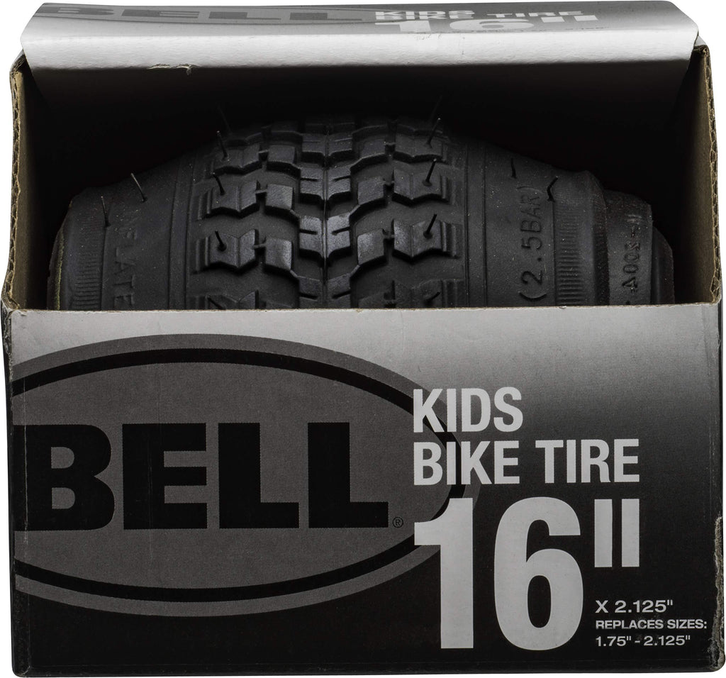 Bell Kids Bike Tires Black - 16" x 1.75 - 2.25" - BeesActive Australia